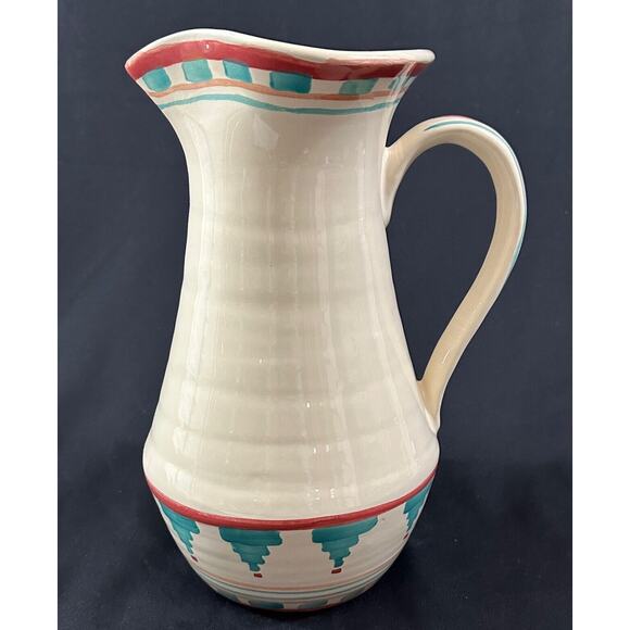 Apple Pie Southwestern Style Ceramic Pitcher - Picture 1 of 8